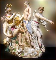 The Judgment of Paris, Capodimonte porcelain (Capitoline Museums, Rome).jpg