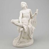 f451Parian sculpture %22Neapolitansk fiskargosse%22 (Neapolitan fisherboy). 1868-1925. Height 27.jpg